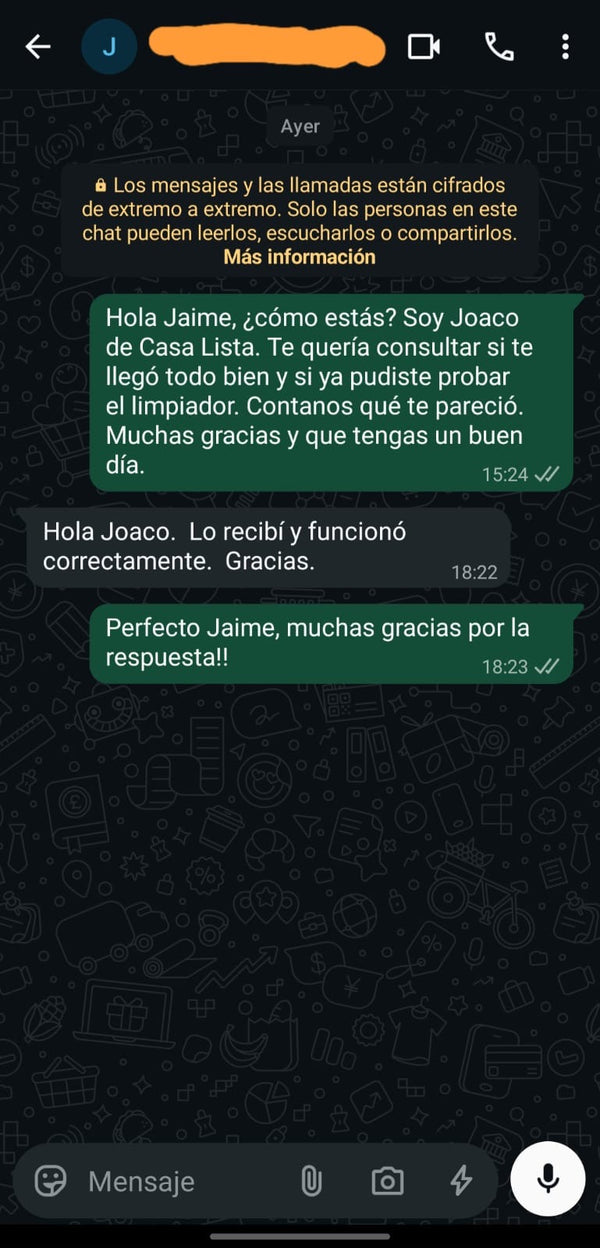 Reseña de cliente